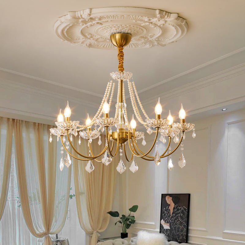 Cevaris Postmodern Luxury Pearl Glass Chandelier - Letslighting