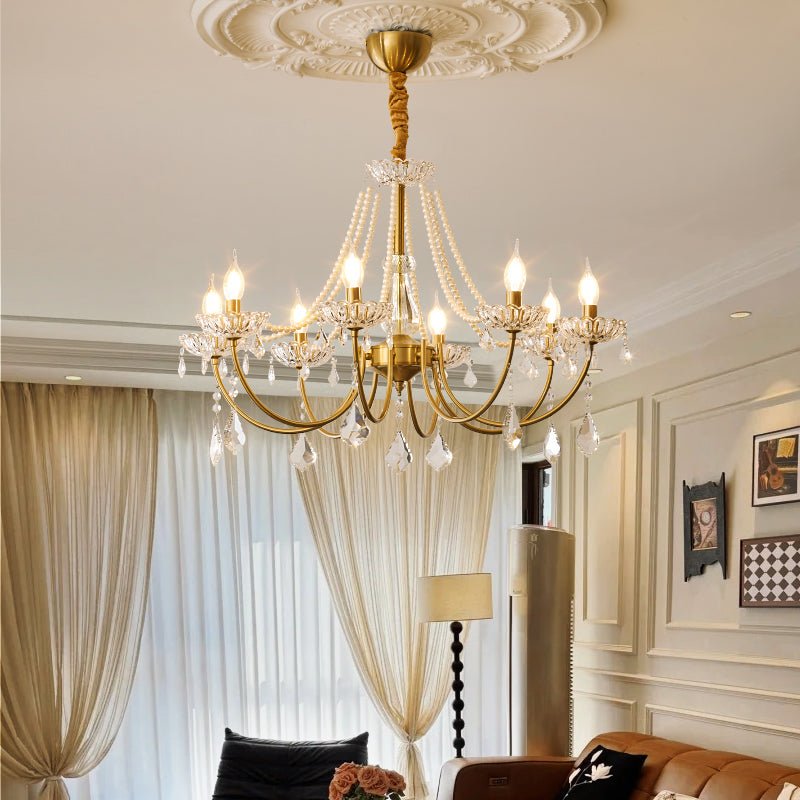 Cevaris Postmodern Luxury Pearl Glass Chandelier - Letslighting