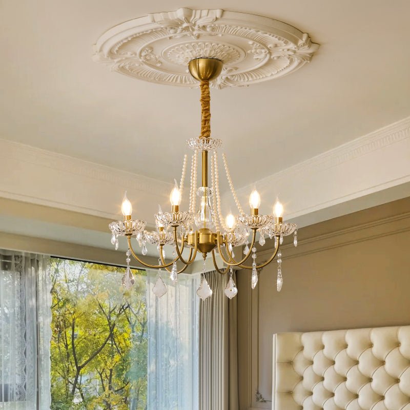 Cevaris Postmodern Luxury Pearl Glass Chandelier - Letslighting