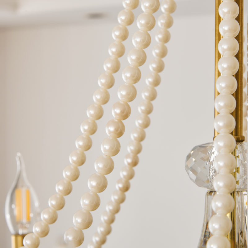 Cevaris Postmodern Luxury Pearl Glass Chandelier - Letslighting