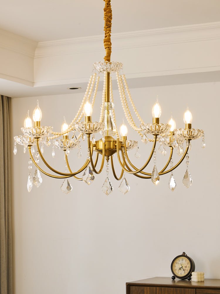 Cevaris Postmodern Luxury Pearl Glass Chandelier - Letslighting