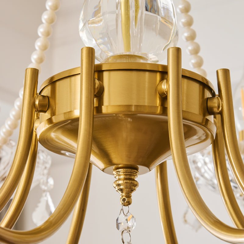Cevaris Postmodern Luxury Pearl Glass Chandelier - Letslighting