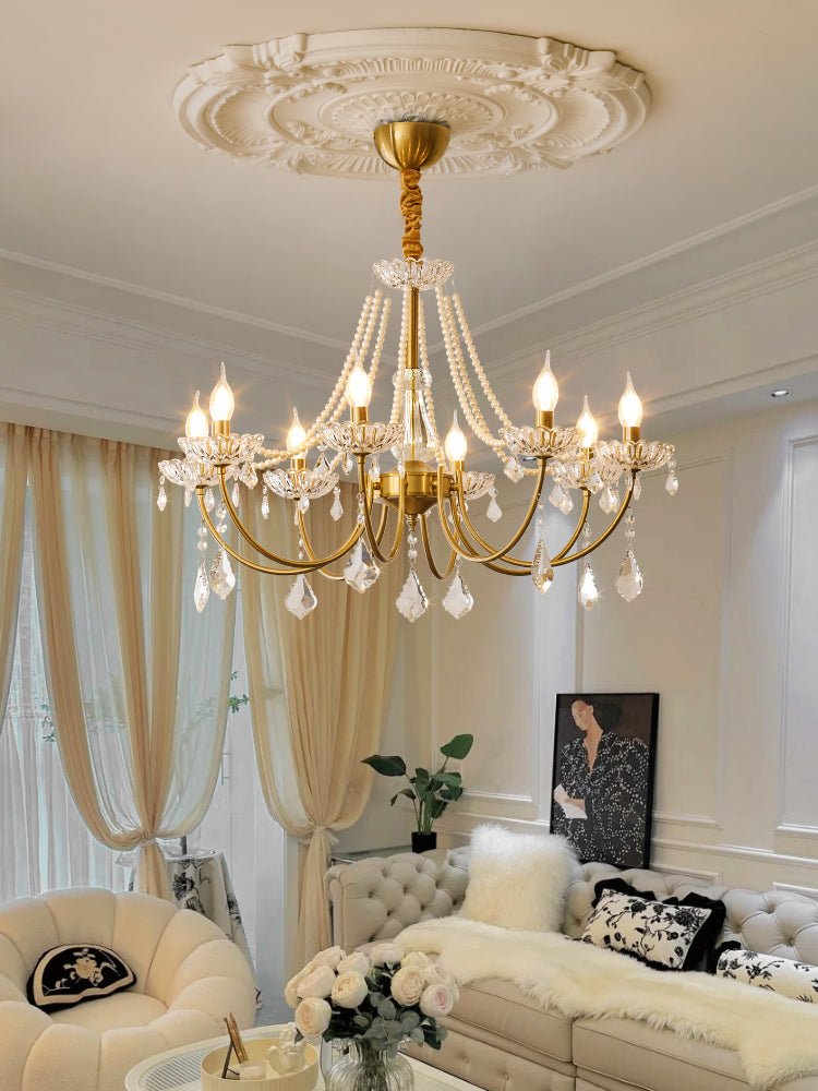 Cevaris Postmodern Luxury Pearl Glass Chandelier - Letslighting