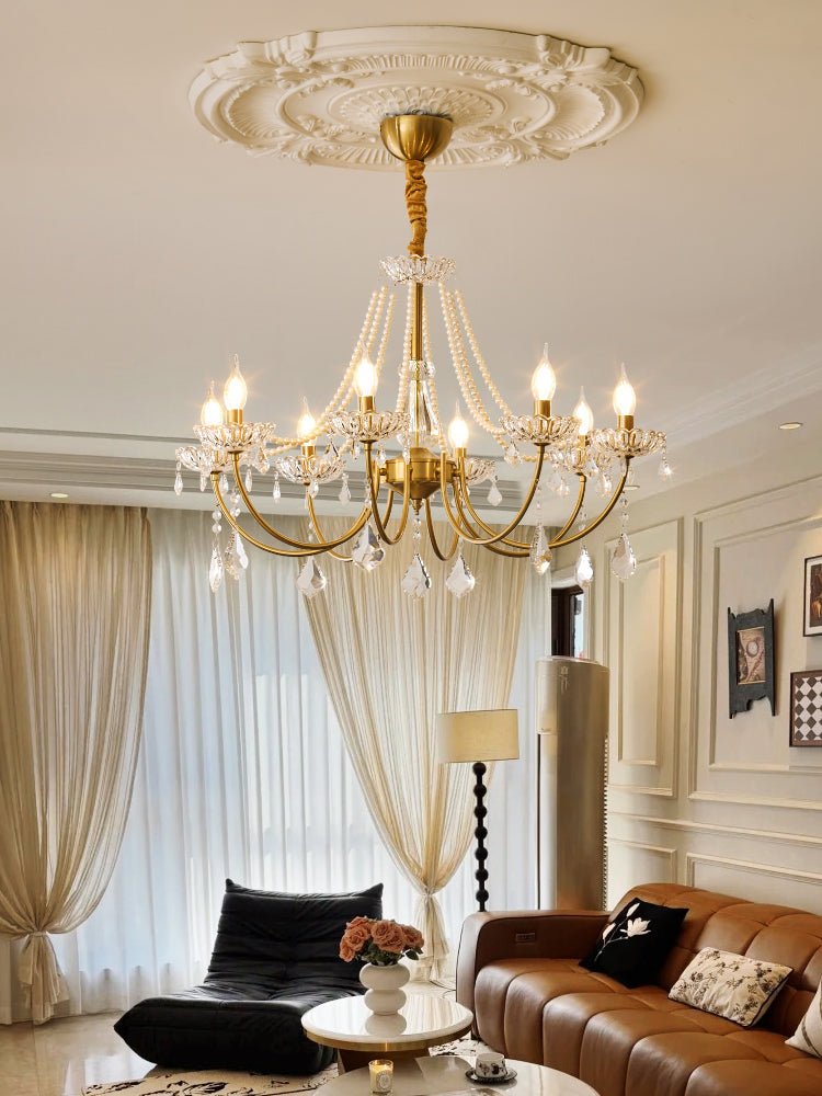 Cevaris Postmodern Luxury Pearl Glass Chandelier - Letslighting
