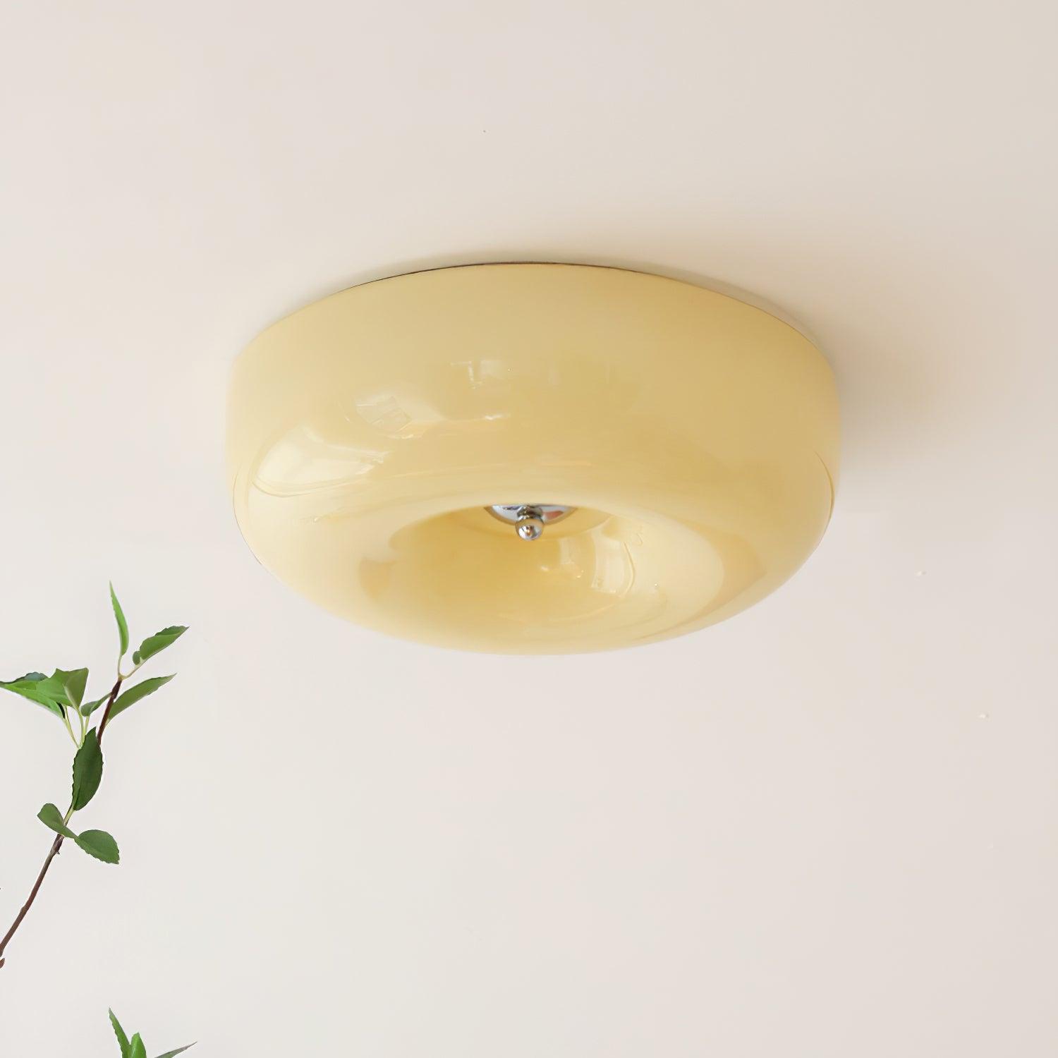 Ulsolir Premium Elegance Art Button Glass Ceiling Lamp - Letslighting