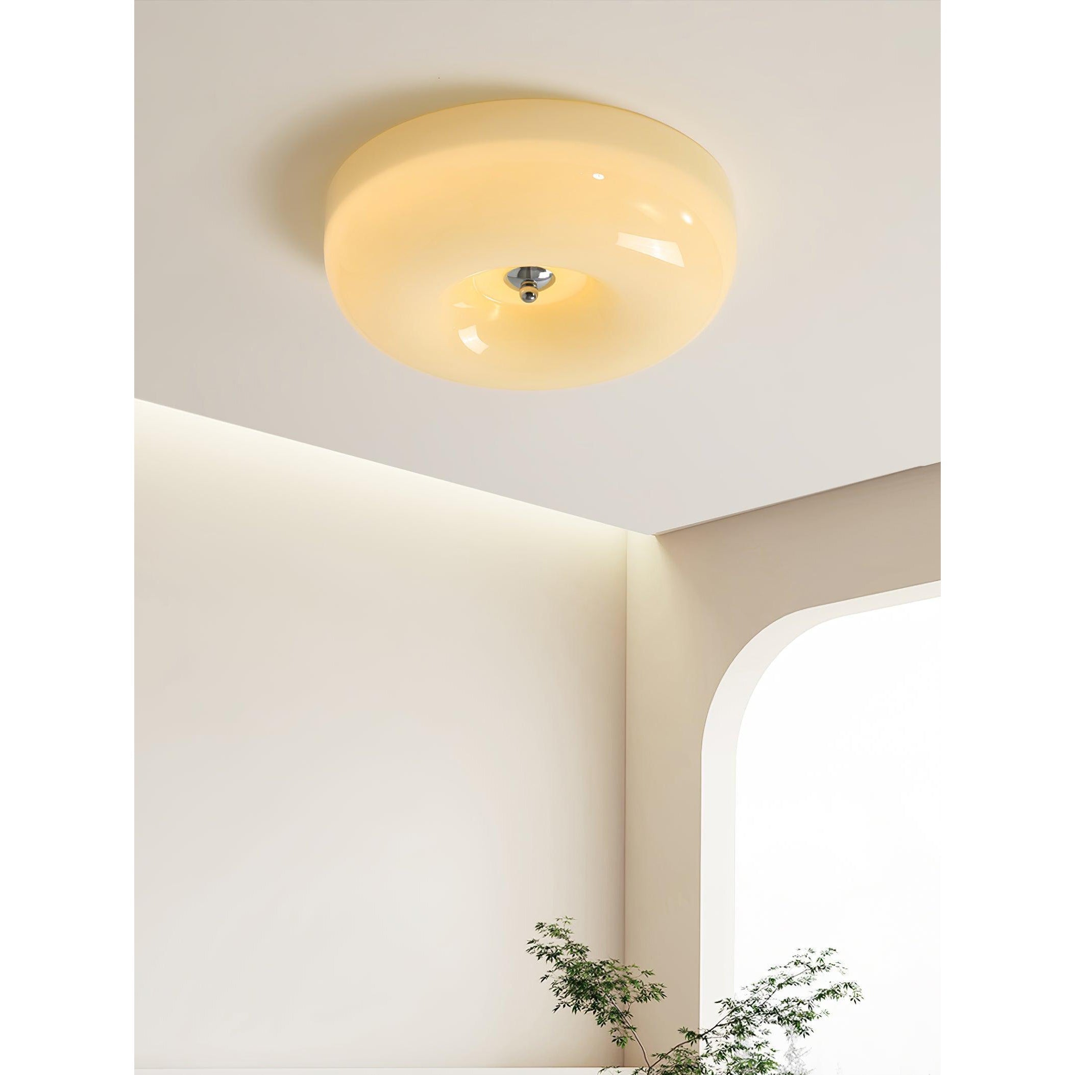 Ulsolir Premium Elegance Art Button Glass Ceiling Lamp - Letslighting