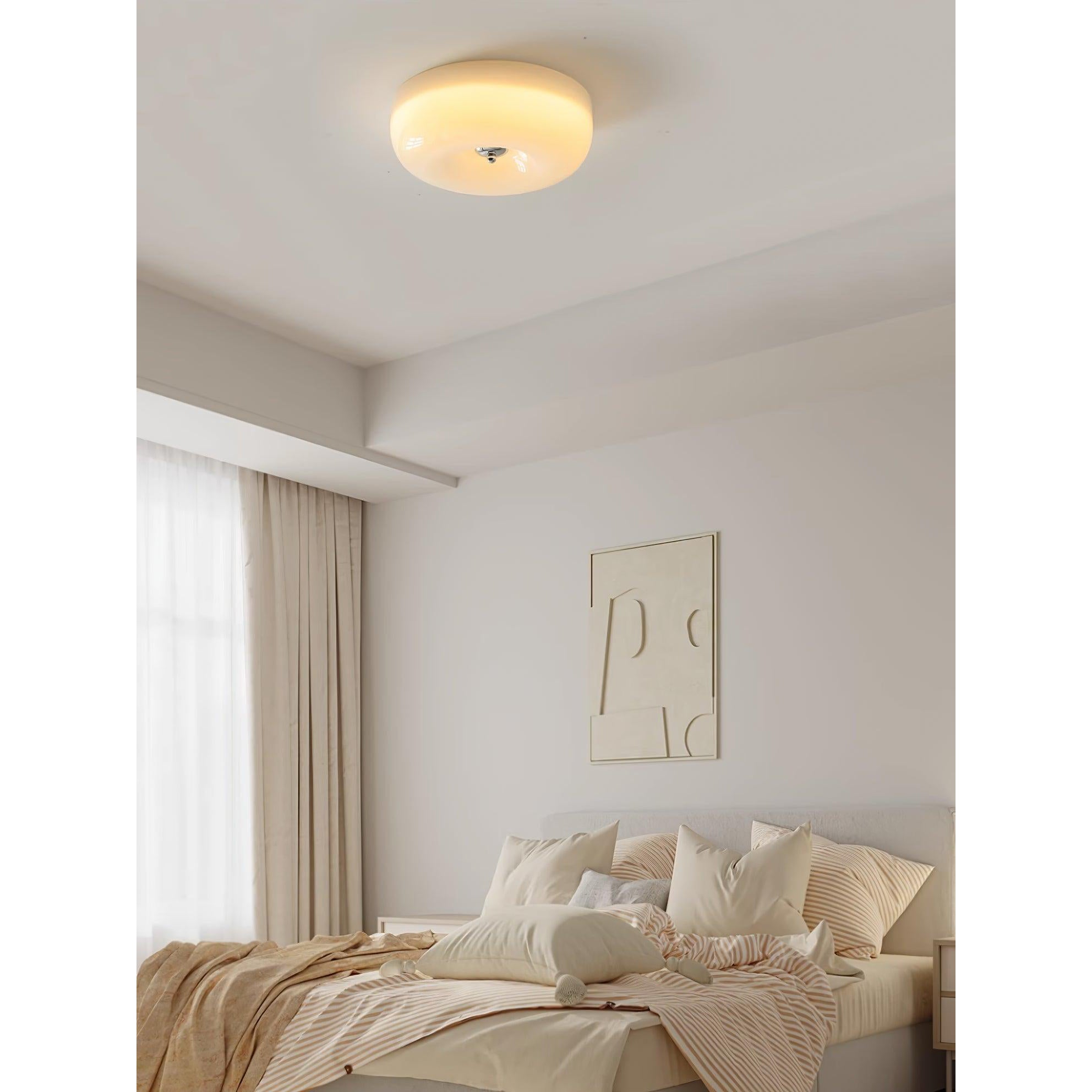 Ulsolir Premium Elegance Art Button Glass Ceiling Lamp - Letslighting