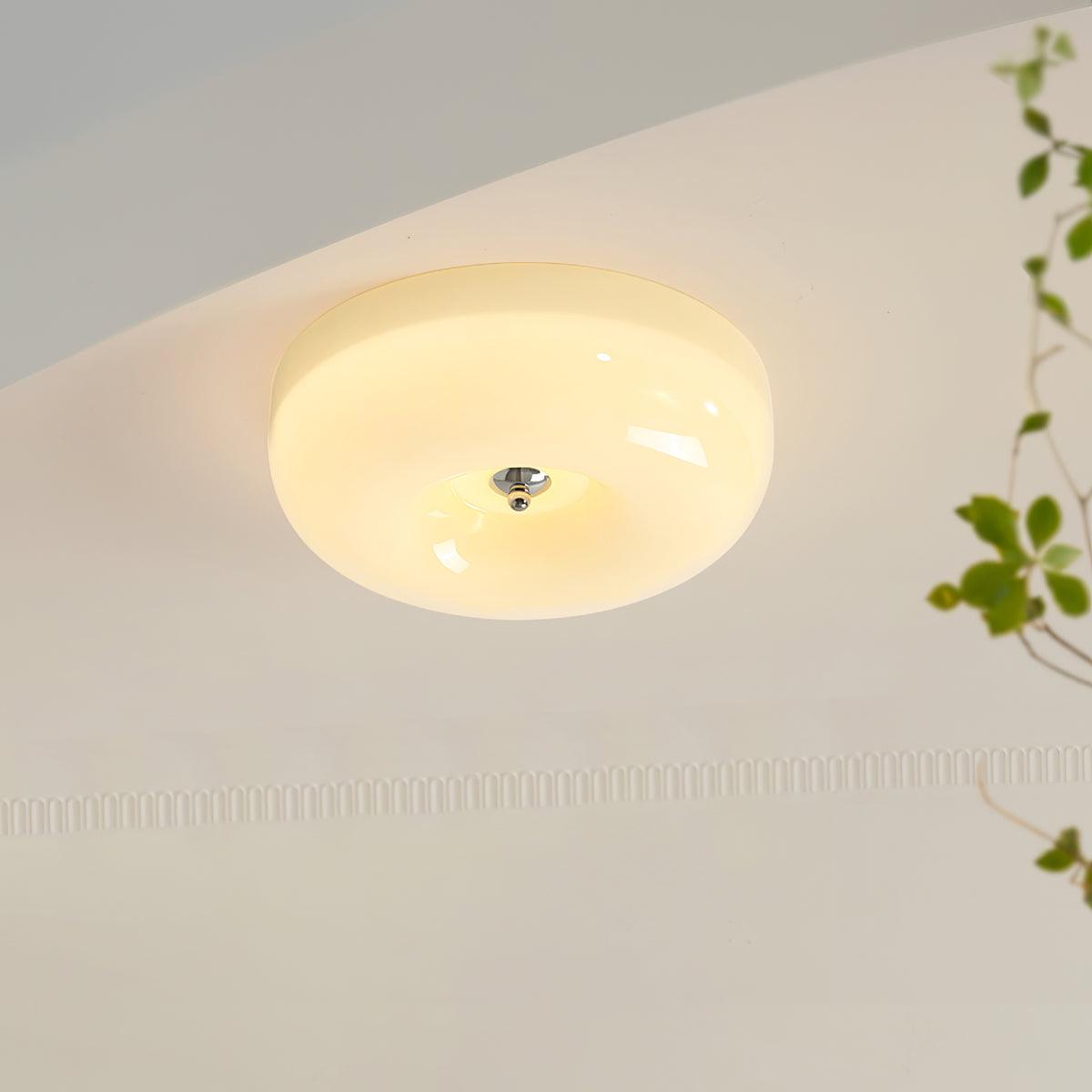 Ulsolir Premium Elegance Art Button Glass Ceiling Lamp - Letslighting