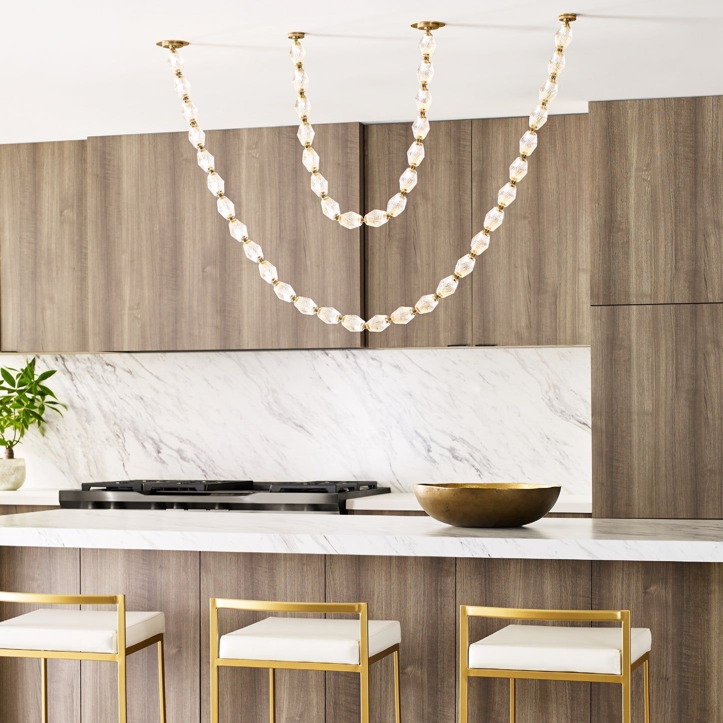 Pearlene Beaded Chandelier - Letslighting