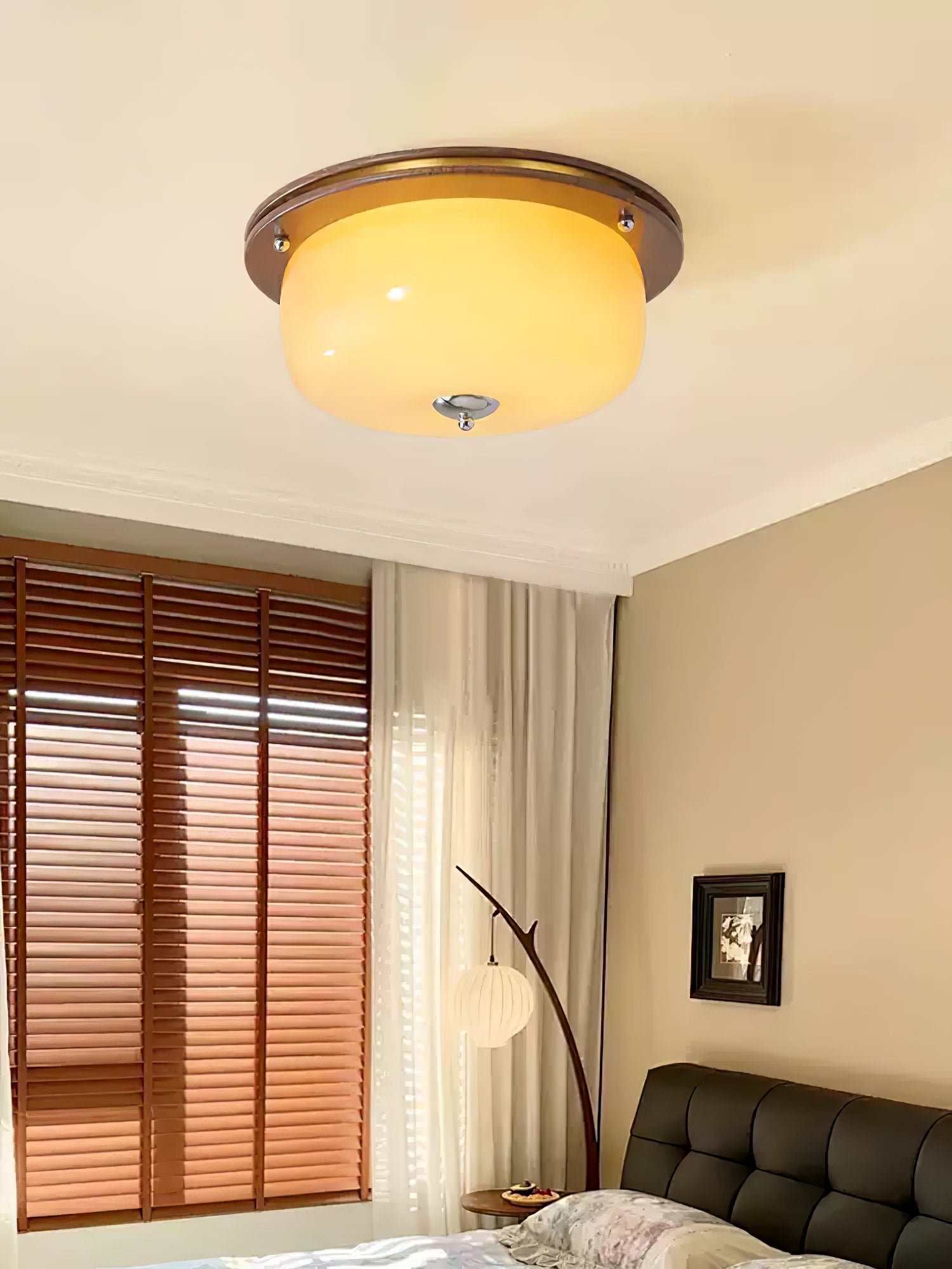 Vetheel Premium Nordic Art Dome Glass Ceiling Light - Letslighting