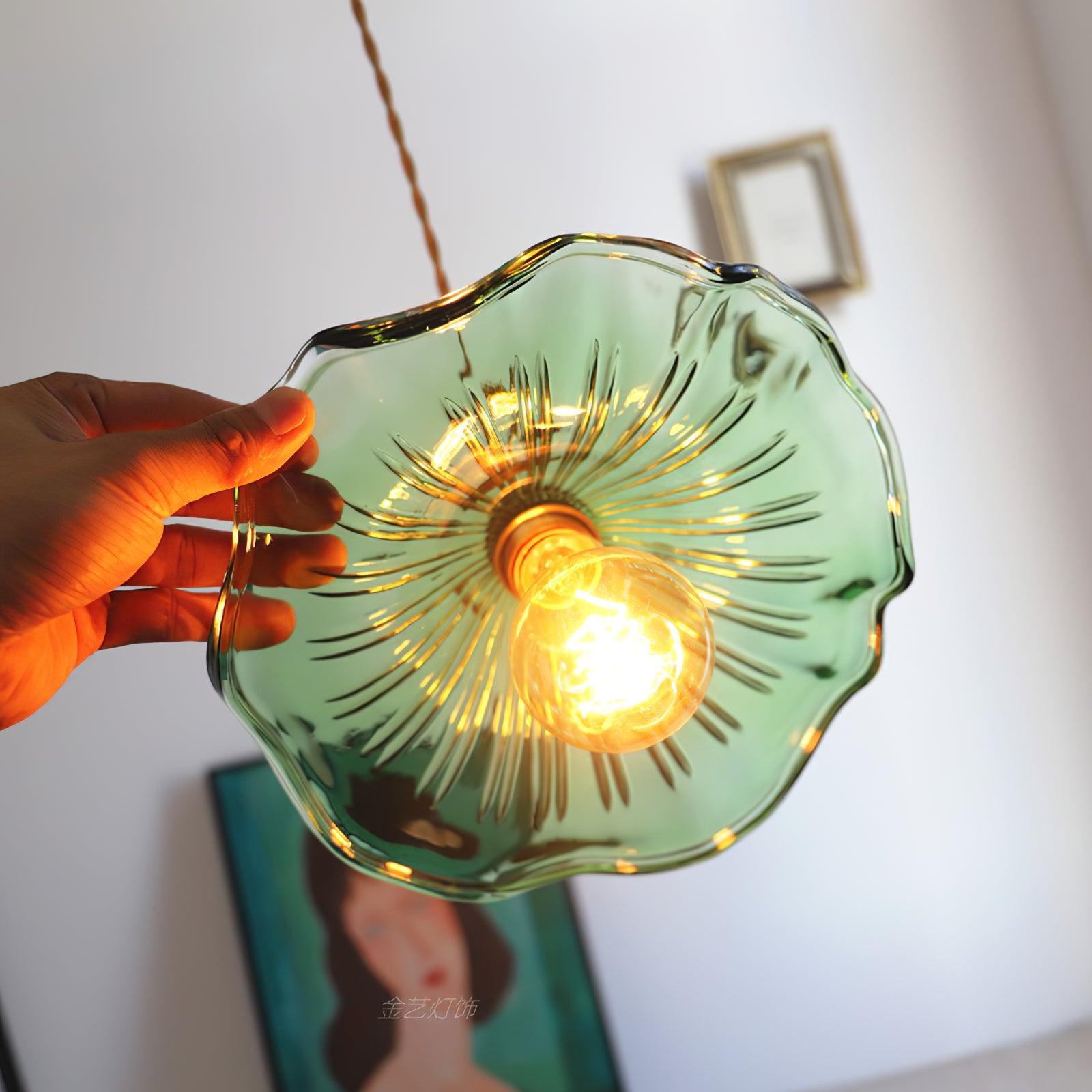 Daphne Modern Glass Flower Pendant Light - Letslighting
