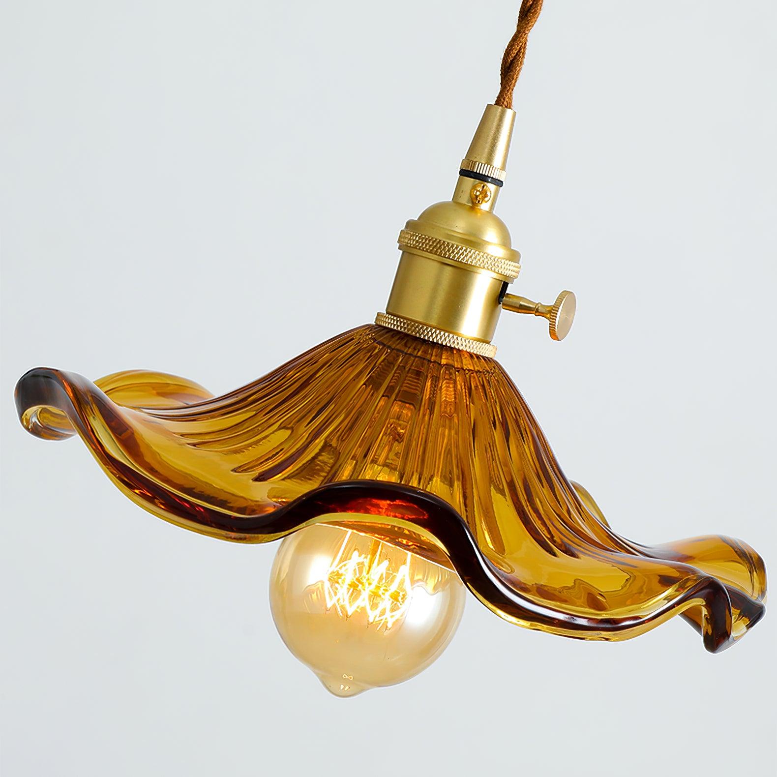 Daphne Modern Glass Flower Pendant Light - Letslighting