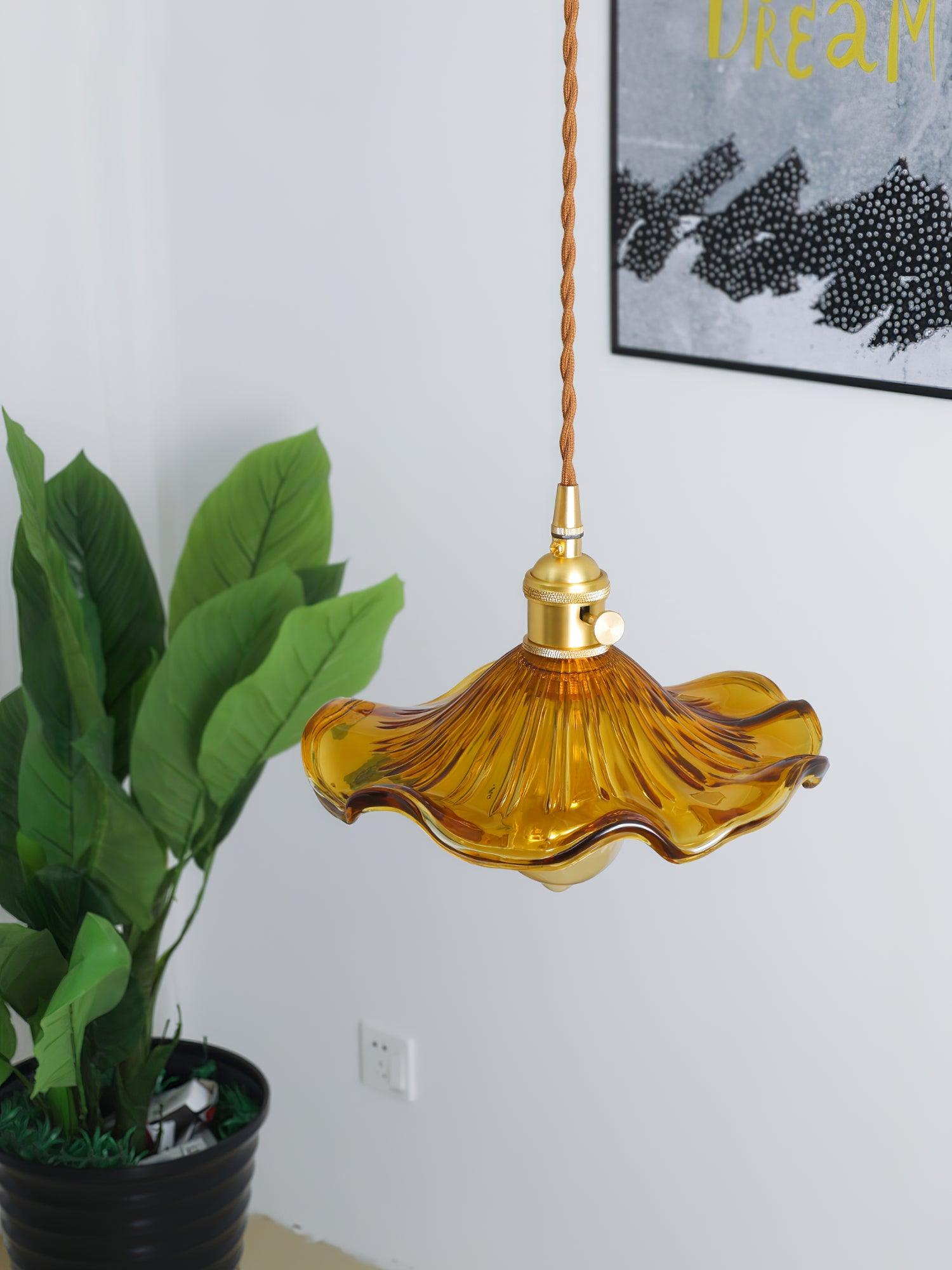 Daphne Modern Glass Flower Pendant Light - Letslighting