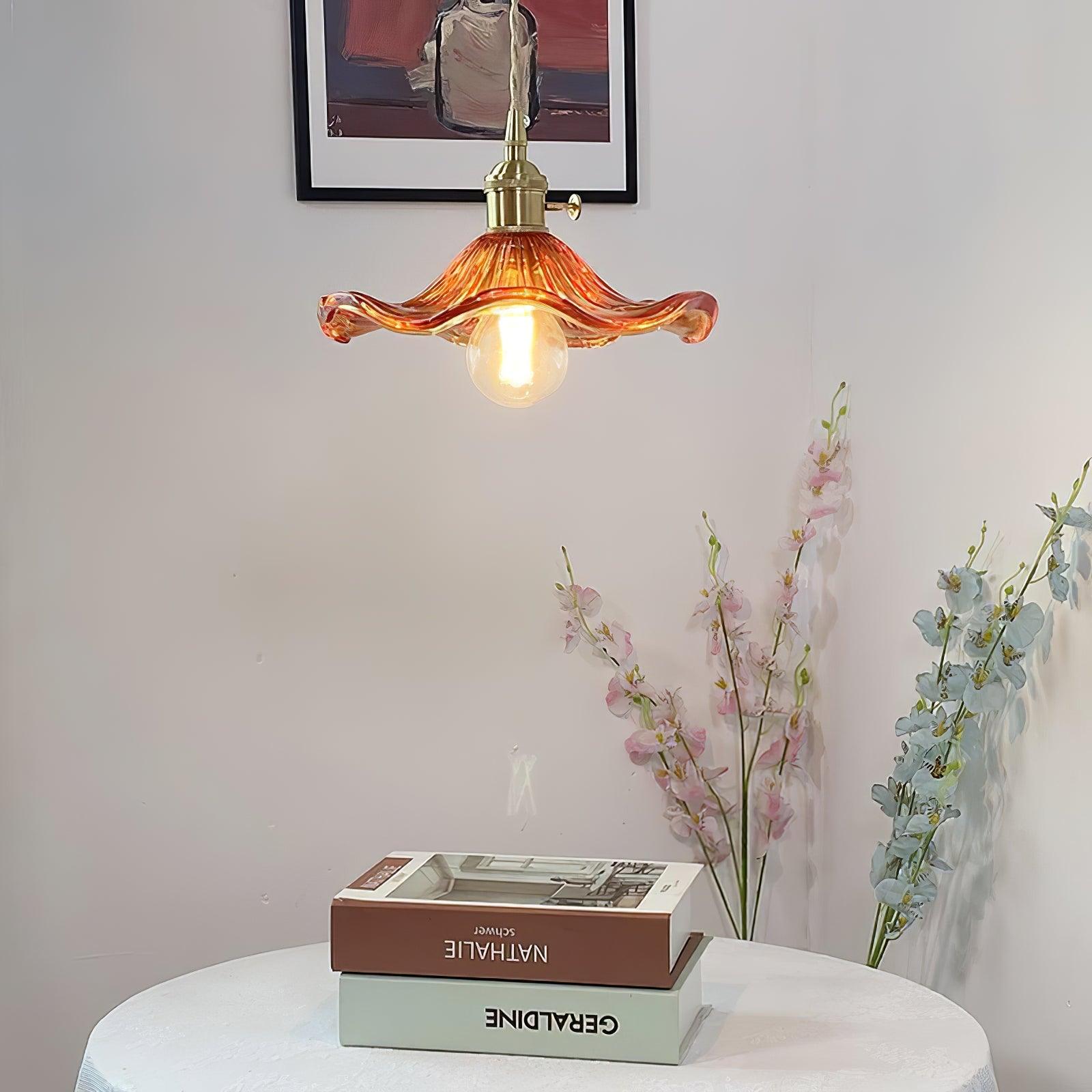Daphne Modern Glass Flower Pendant Light - Letslighting