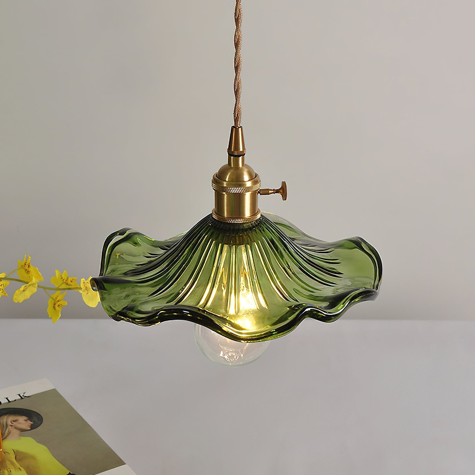 Daphne Modern Glass Flower Pendant Light - Letslighting