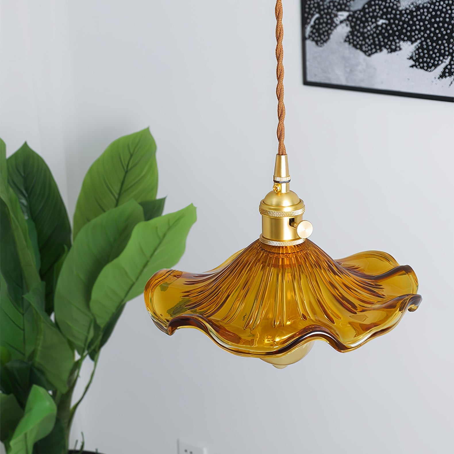Daphne Modern Glass Flower Pendant Light - Letslighting