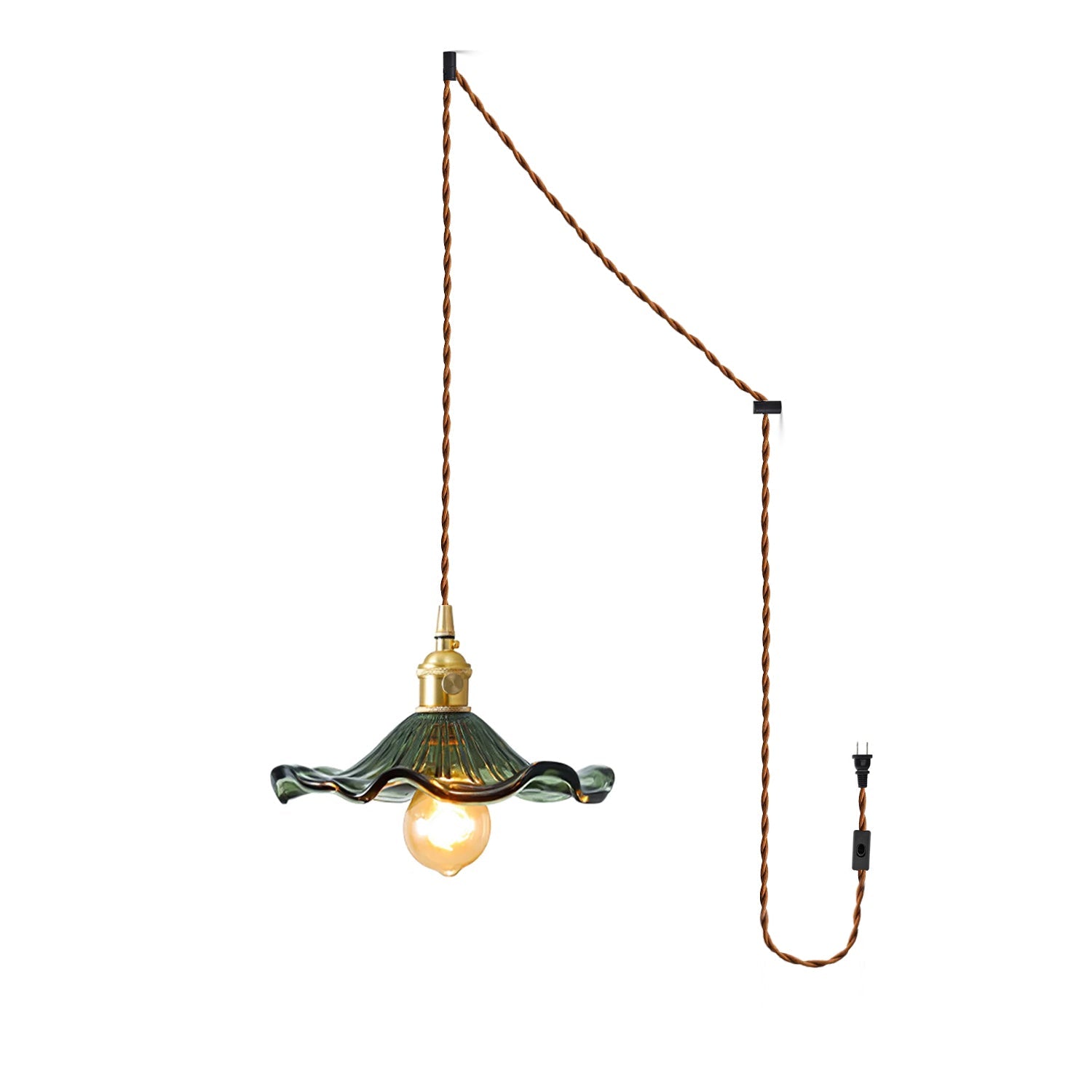 Daphne Modern Glass Flower Pendant Light - Letslighting