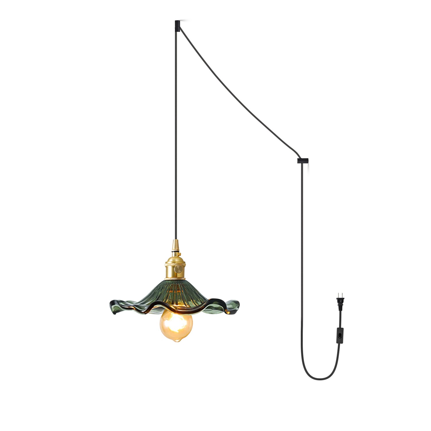 Daphne Modern Glass Flower Pendant Light - Letslighting