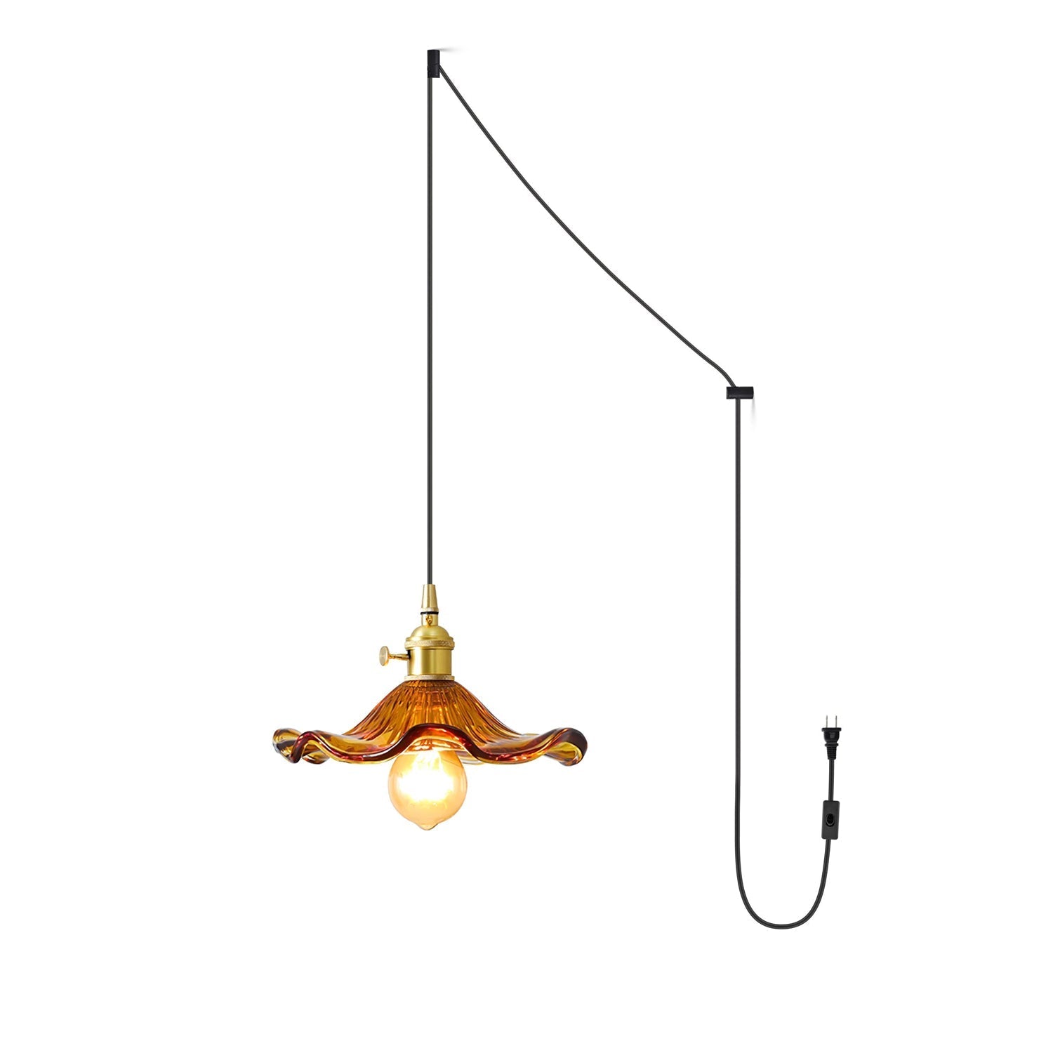 Daphne Modern Glass Flower Pendant Light - Letslighting
