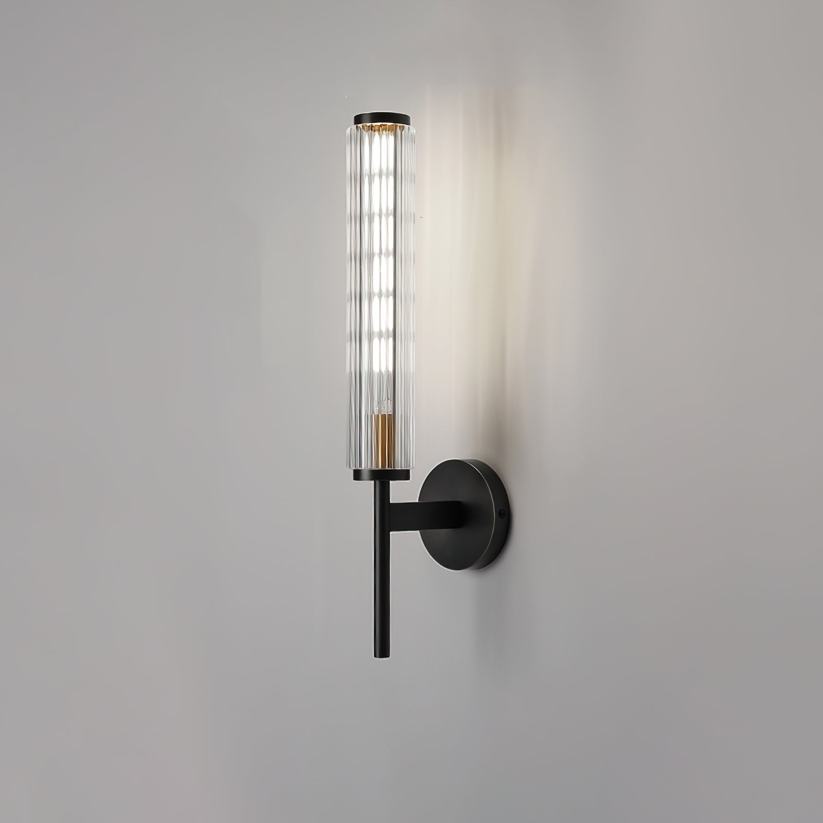 Cemaros Premium Linear Brass Glass Wall Light - Letslighting