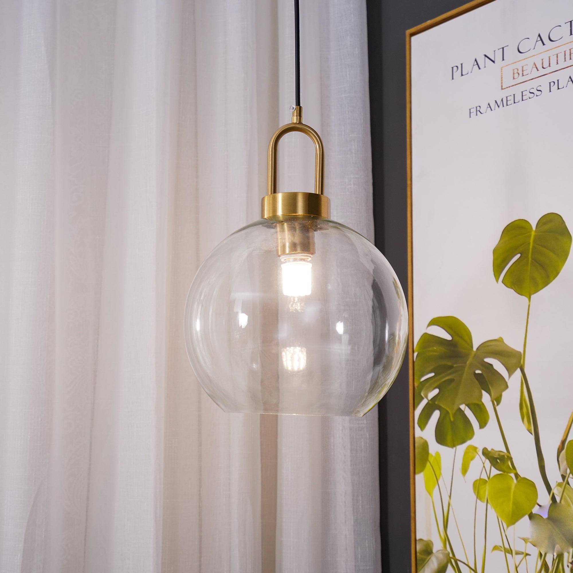 Lustra Pendant Lamp Pendulum Glass - Letslighting