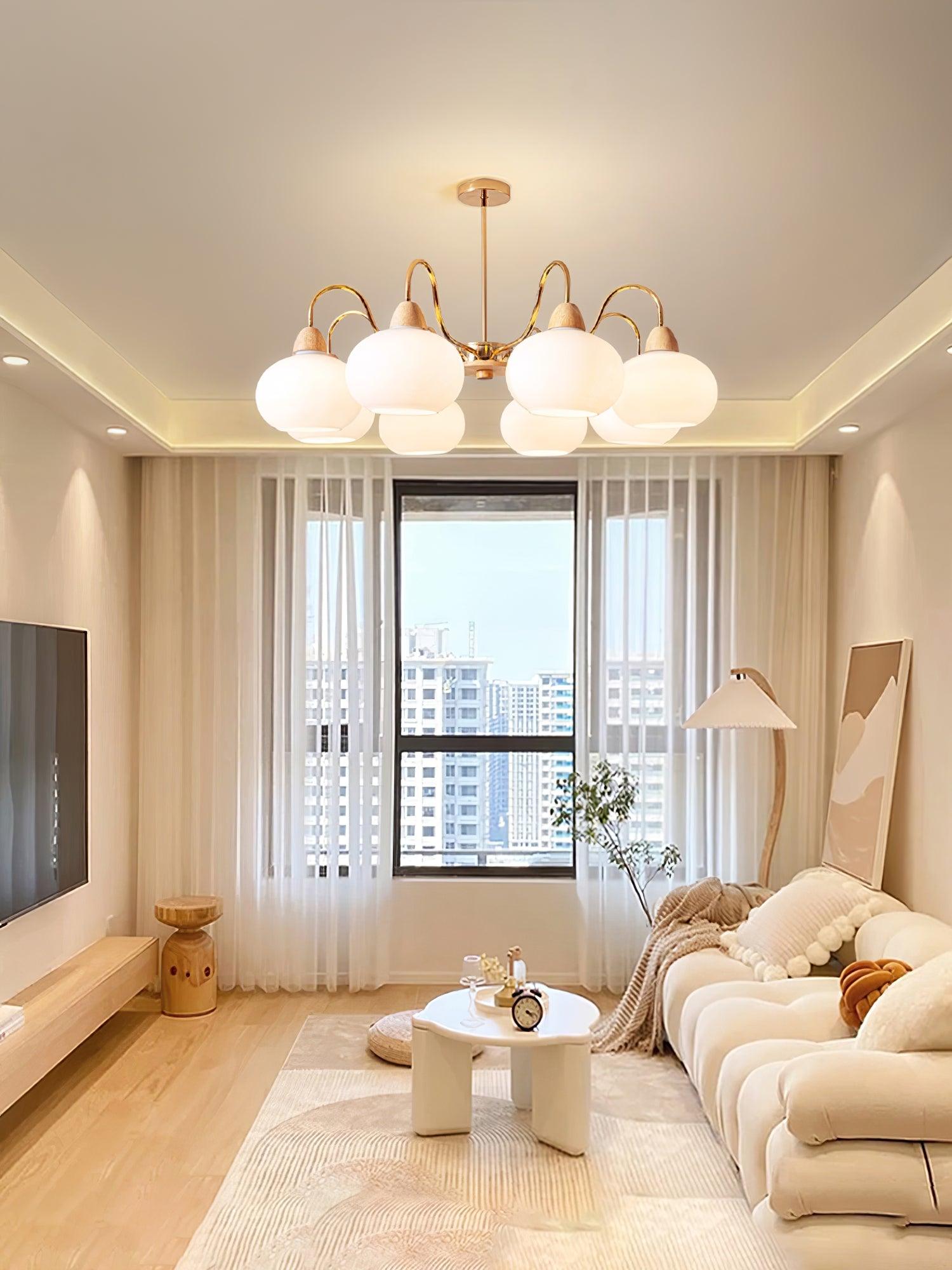 Zevena Glass Chandelier