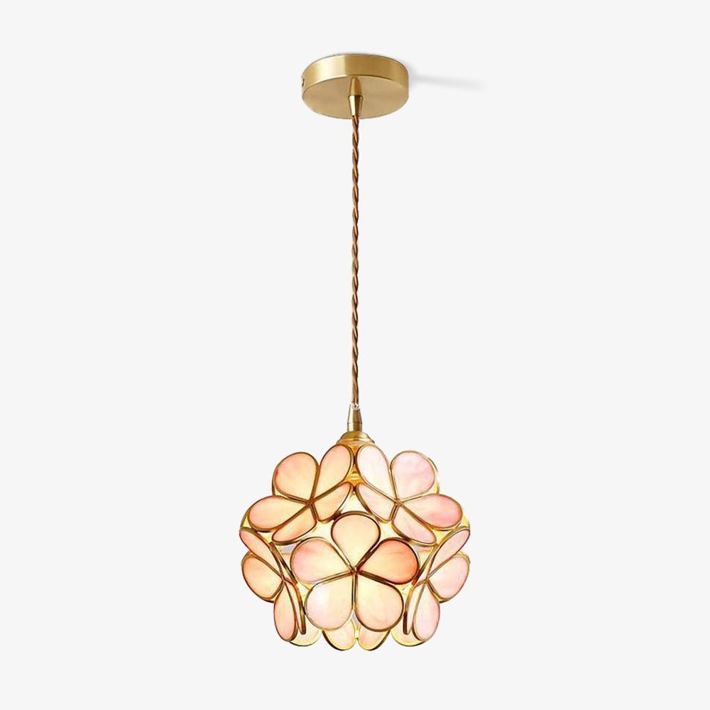 Lustra Pendant Lamp Glass Petal Shaped Kitchen - Letslighting