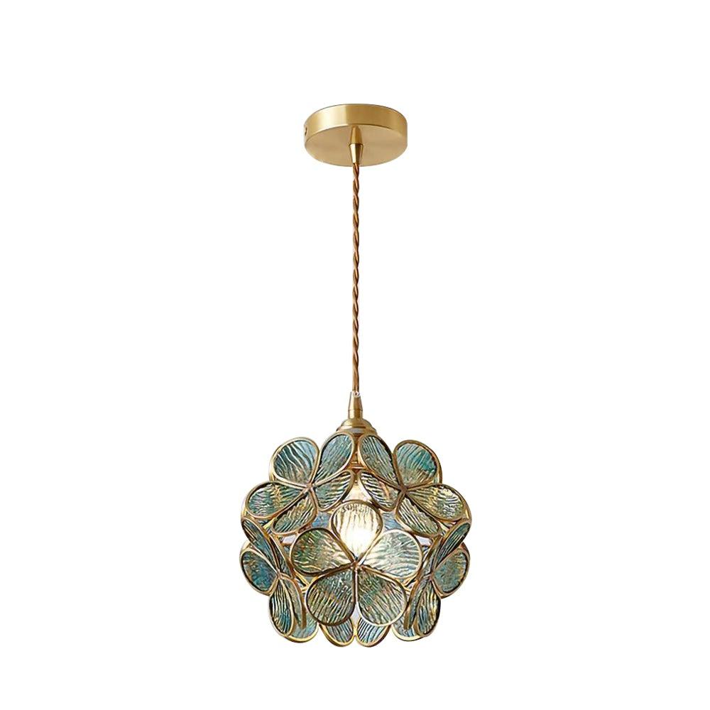 Lustra Pendant Lamp Glass Petal Shaped Kitchen - Letslighting