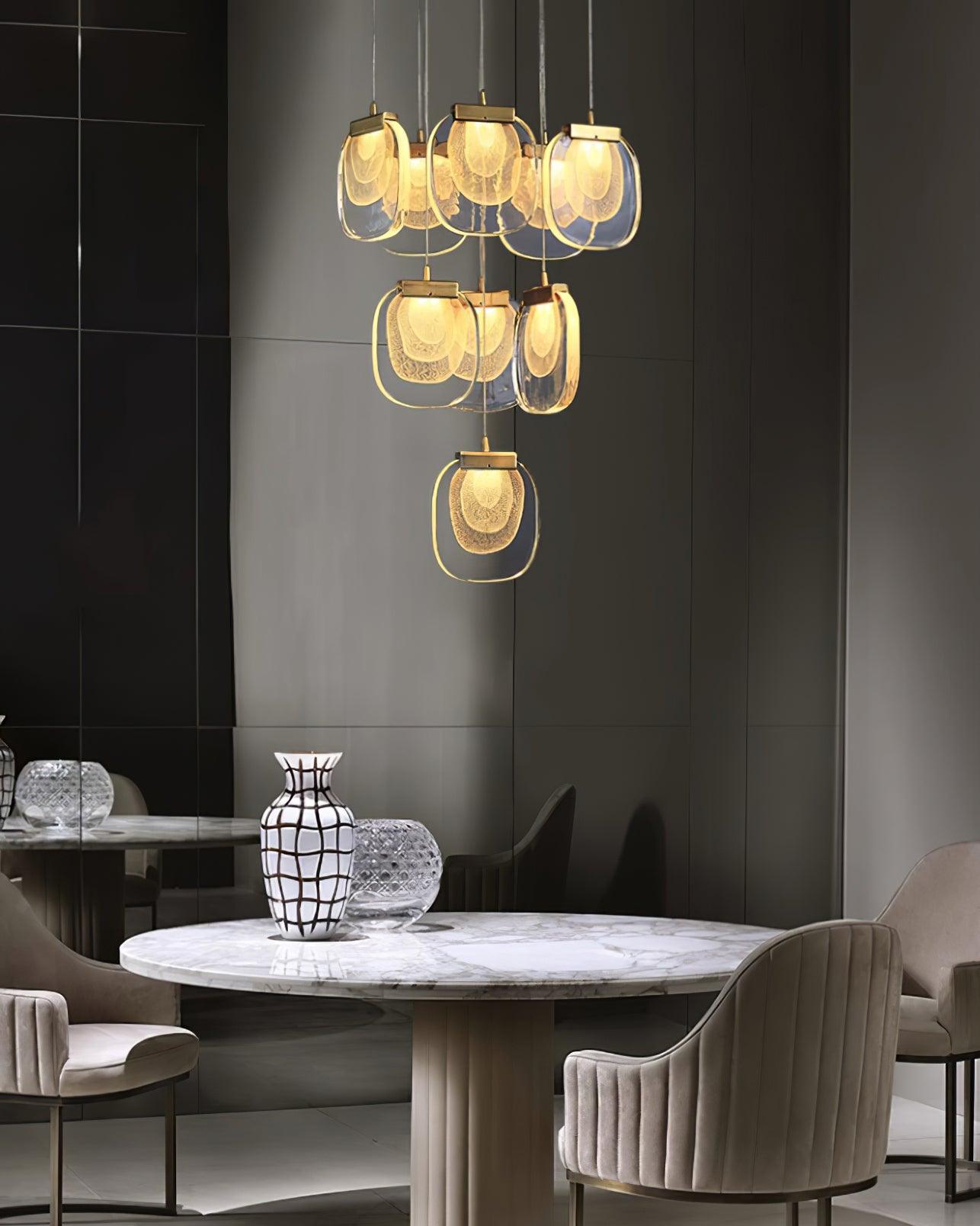 Avesia Minimalist Glass Pendant Light - Letslighting
