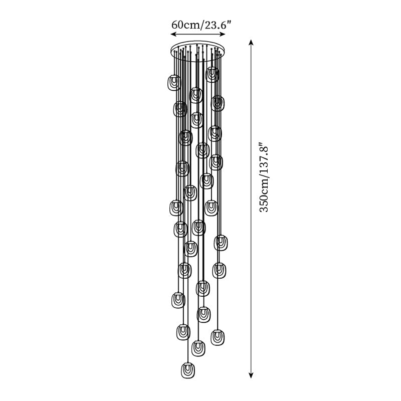 Avesia Minimalist Glass Pendant Light - Letslighting
