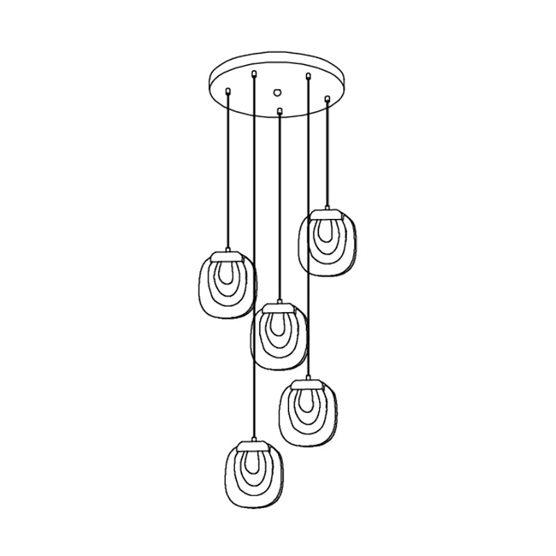 Avesia Minimalist Glass Pendant Light - Letslighting