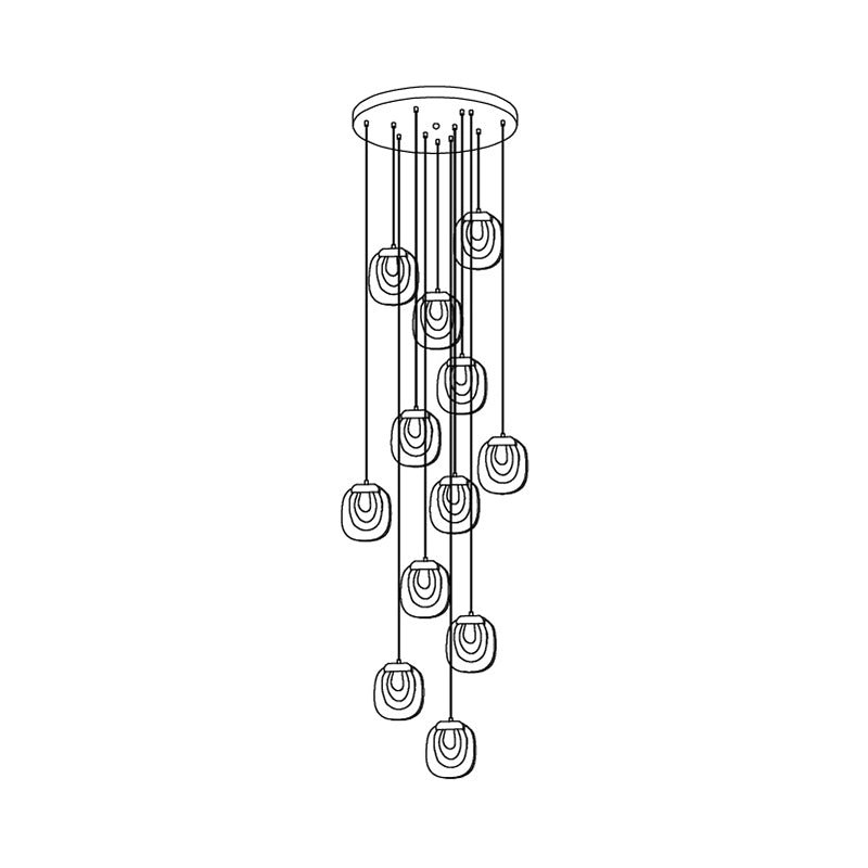 Avesia Minimalist Glass Pendant Light - Letslighting