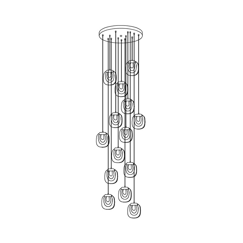 Avesia Minimalist Glass Pendant Light - Letslighting