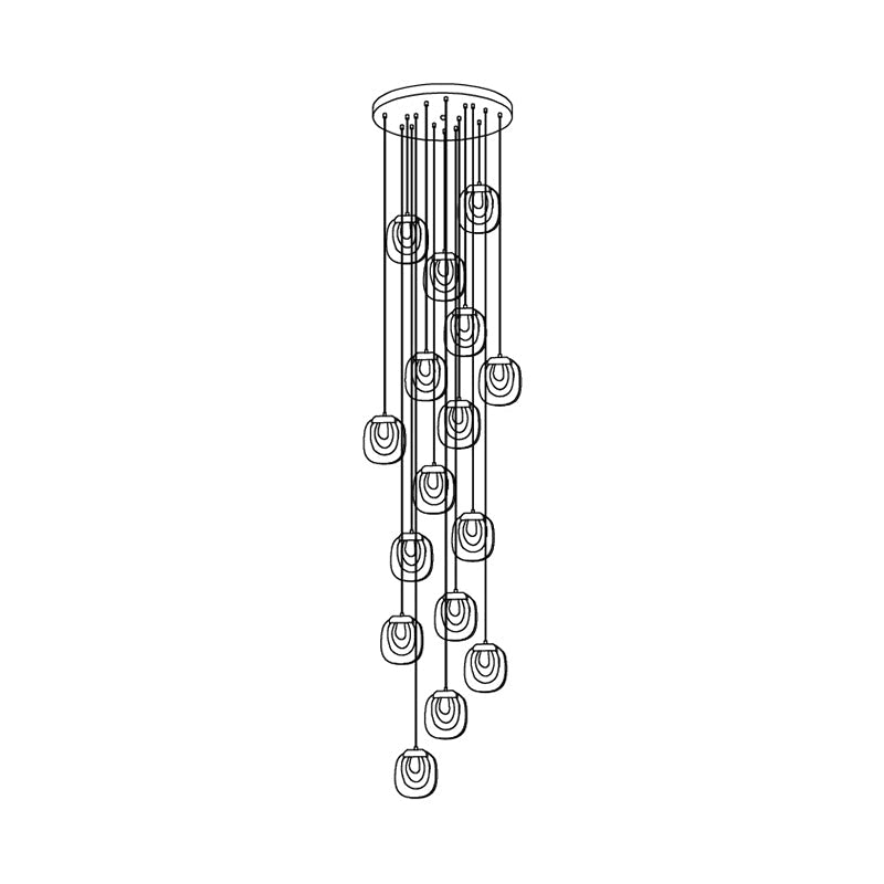 Avesia Minimalist Glass Pendant Light - Letslighting