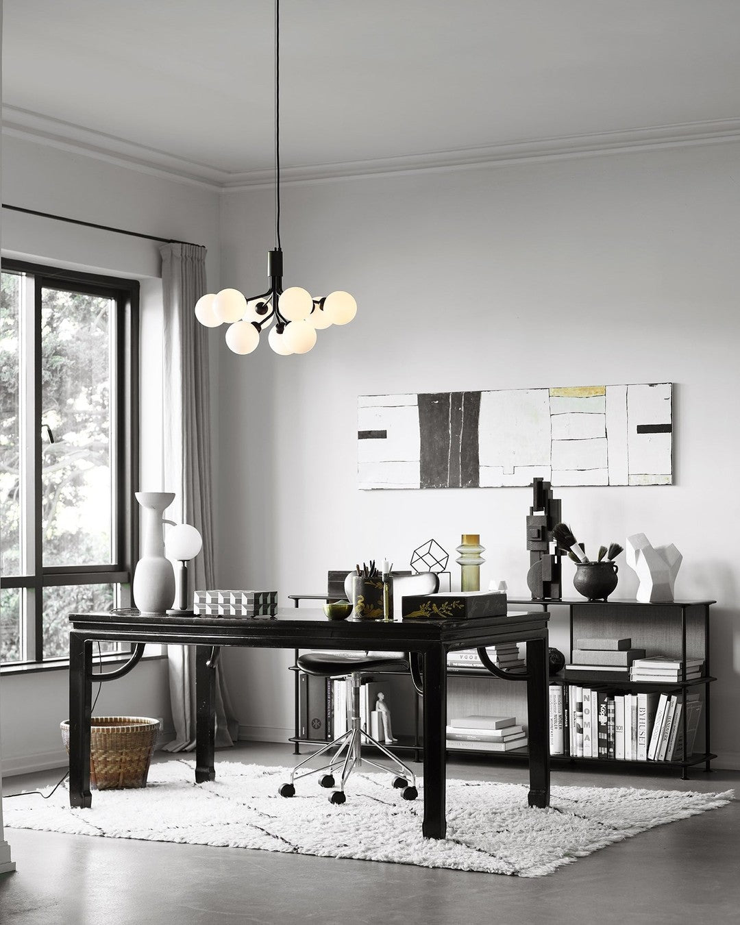 Lustra Pendant Lamp Glass Globe Cluster Brass - Letslighting