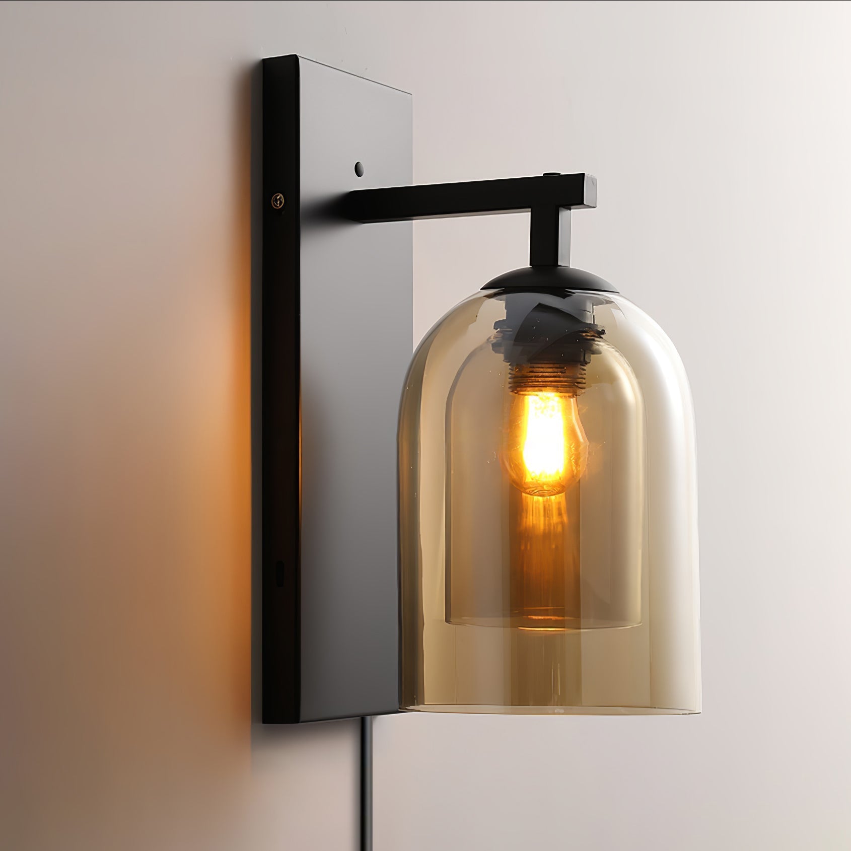 Mora Nordic Art Tubular Plug-in Glass Wall Lamp - Letslighting