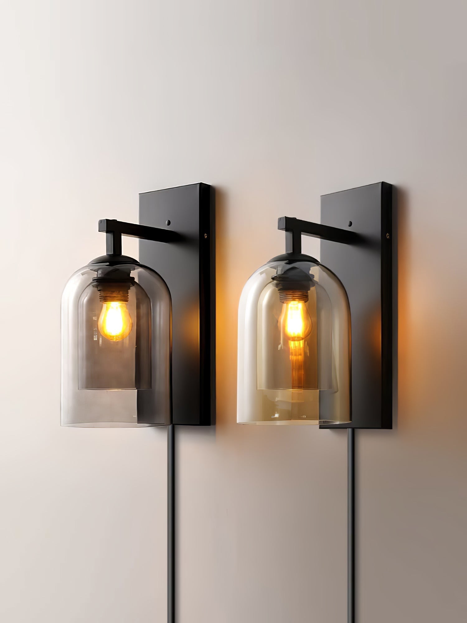 Mora Nordic Art Tubular Plug-in Glass Wall Lamp - Letslighting
