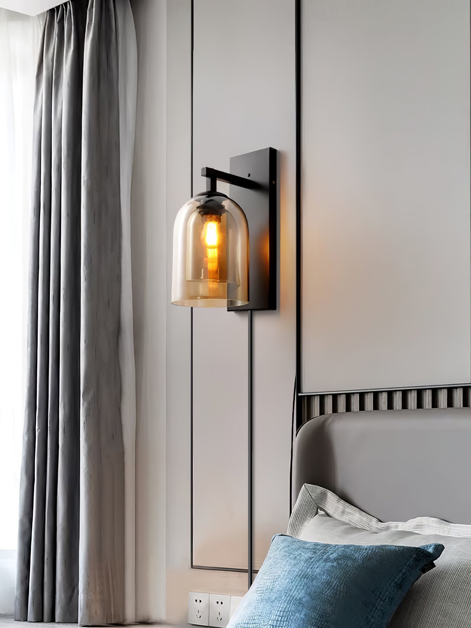 Mora Nordic Art Tubular Plug-in Glass Wall Lamp - Letslighting