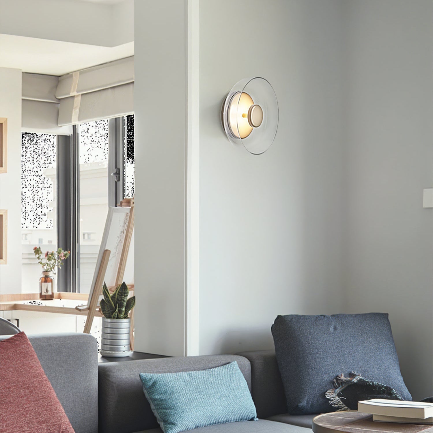 Garth Premium Nordic Art Glass Wall Light - Letslighting