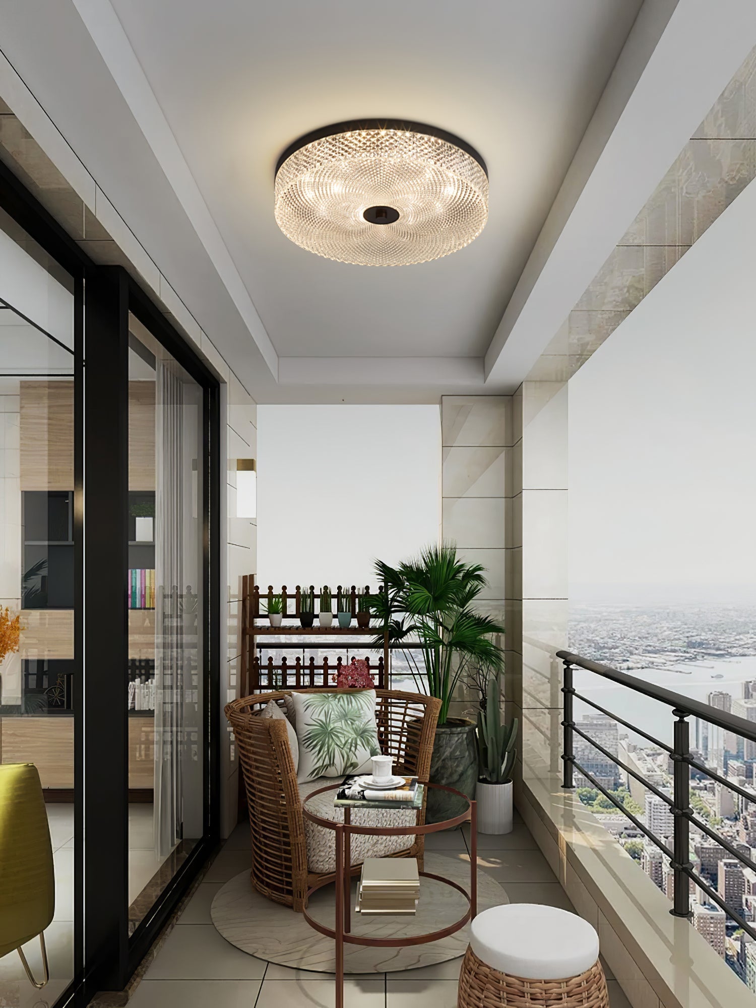 Ovelion Modern Minimalist Striped Ceiling Light - Letslighting