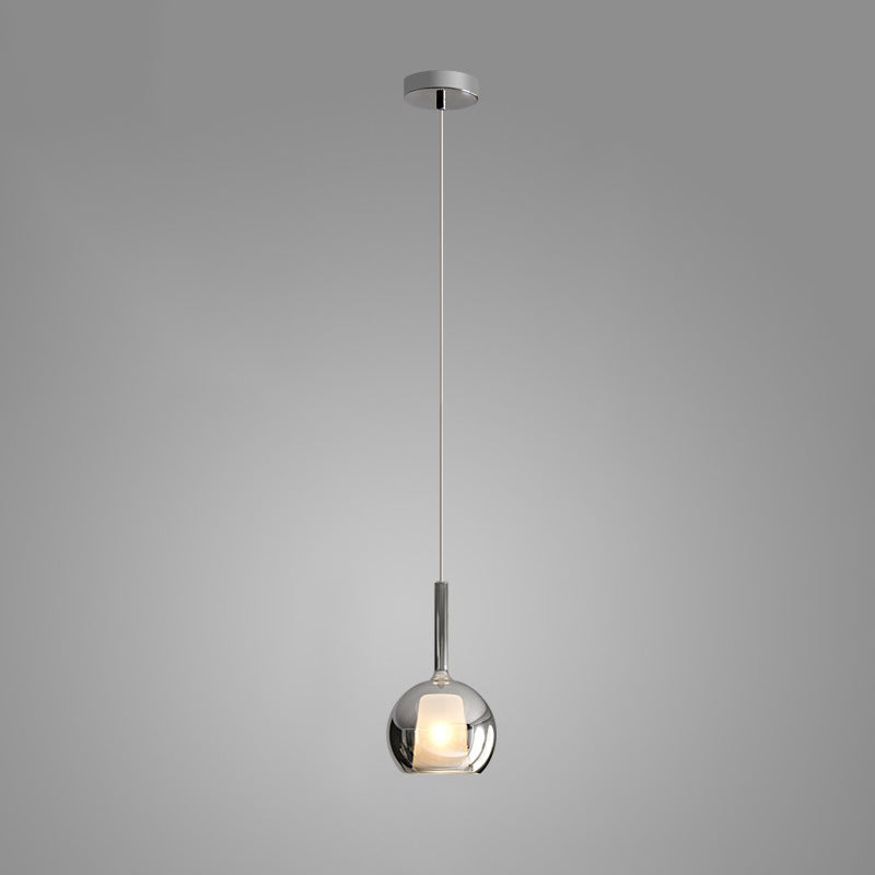 Lustra Pendant Lamp Smoked Glass Round - Letslighting