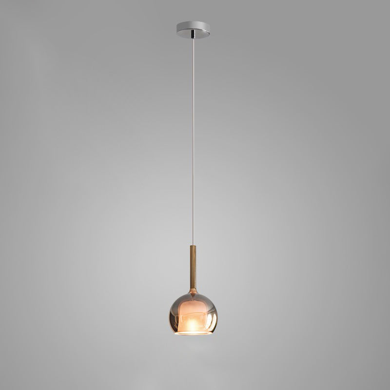 Lustra Pendant Lamp Smoked Glass Round - Letslighting