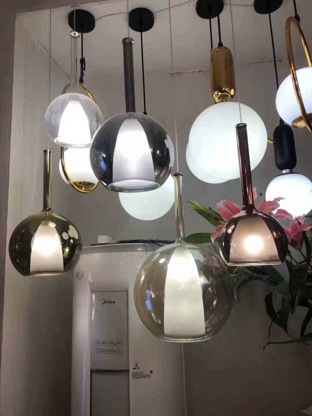Lustra Pendant Lamp Smoked Glass Round - Letslighting