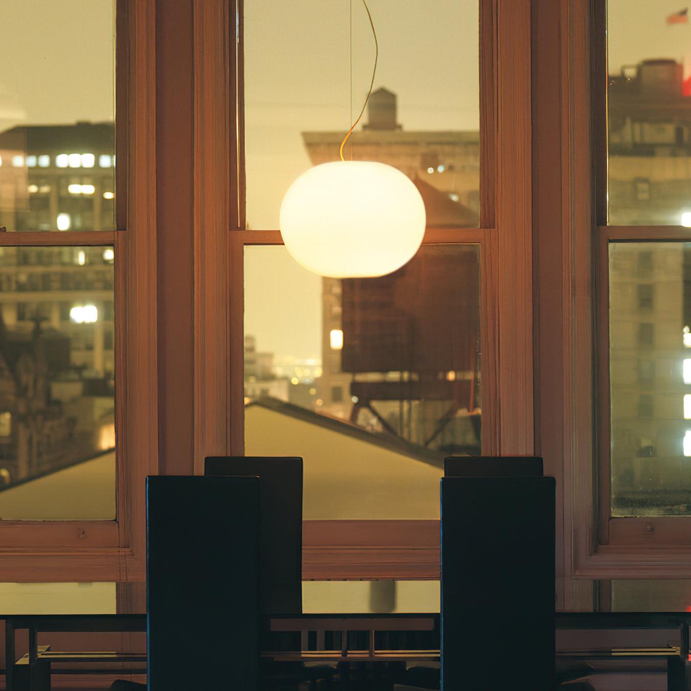 Opivio White Globe Pendant Light - Letslighting