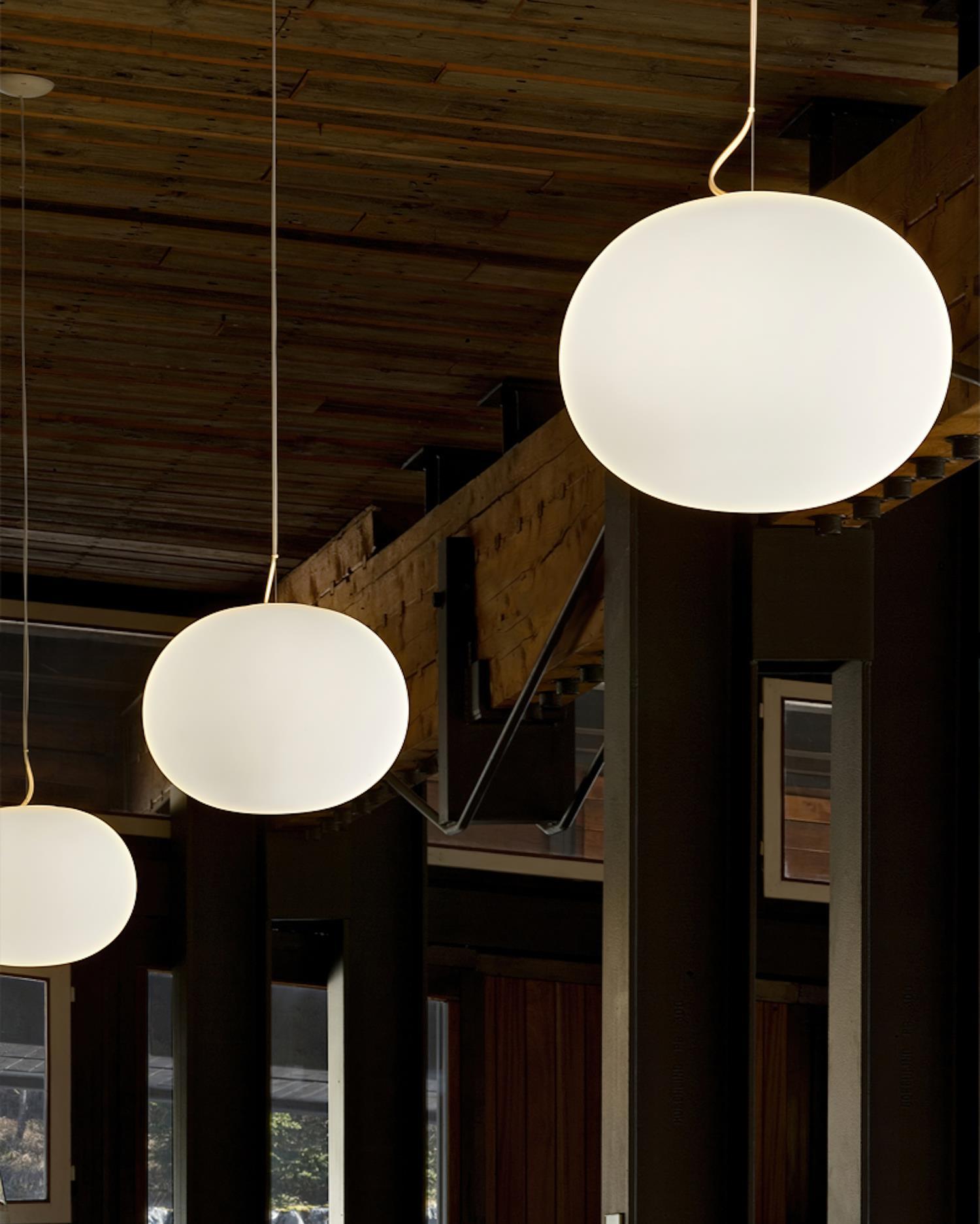 Opivio White Globe Pendant Light - Letslighting