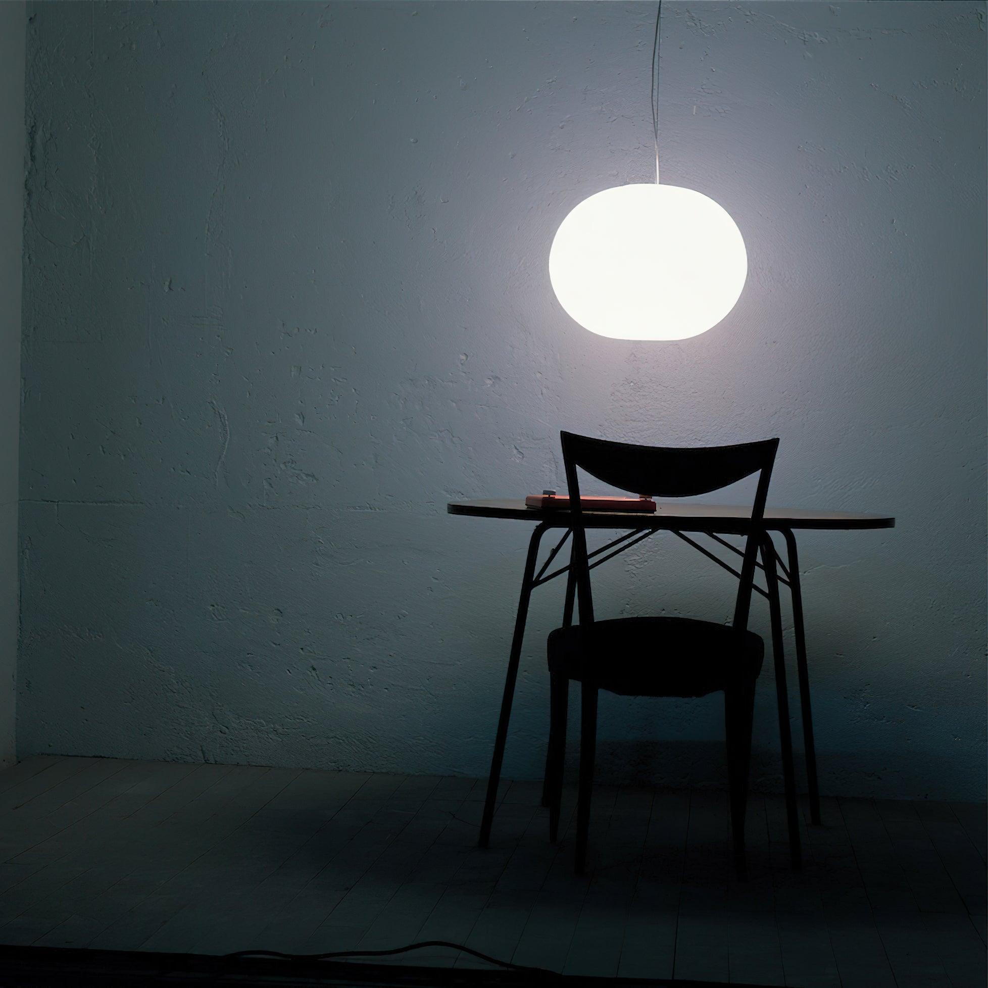 Opivio White Globe Pendant Light - Letslighting