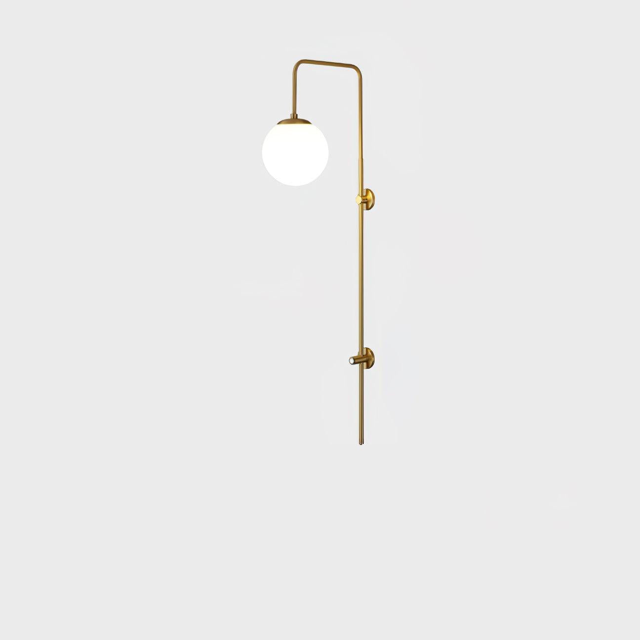 Nyvaris Modern Minimalist Globe Brass Glass Sconce Wall lamp - Letslighting
