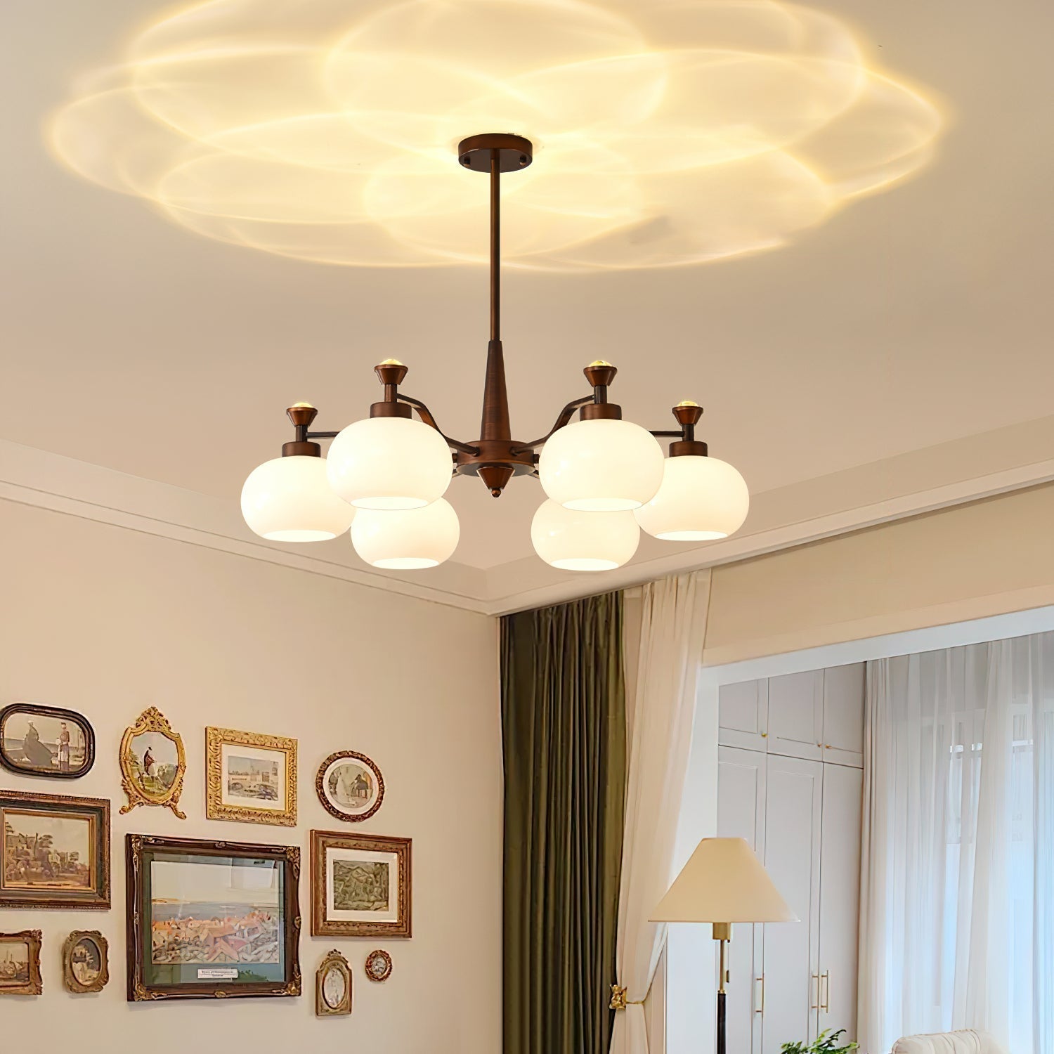 Aurora Chandelier Globe Spotlight - Letslighting