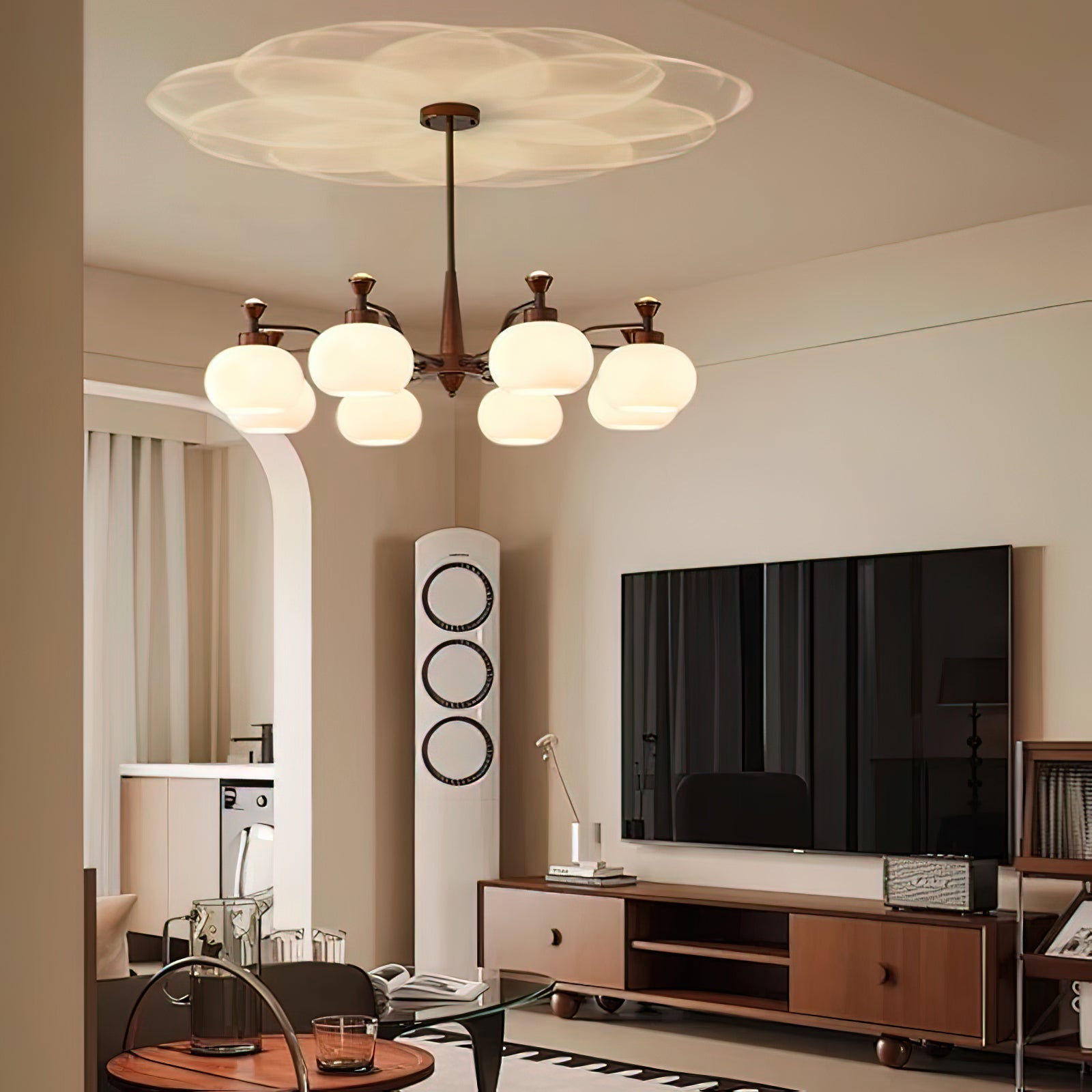Aurora Chandelier Globe Spotlight - Letslighting