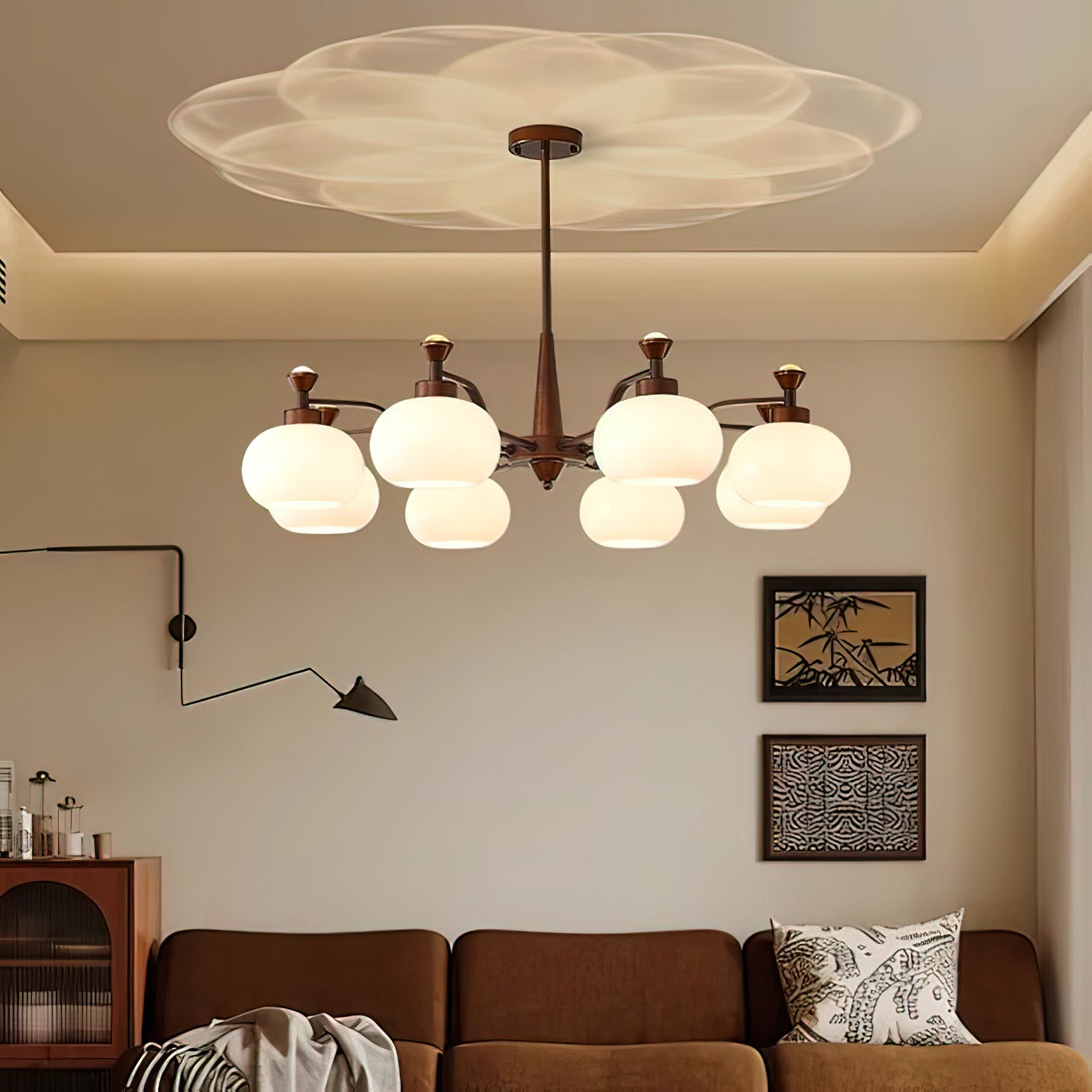 Aurora Chandelier Globe Spotlight - Letslighting